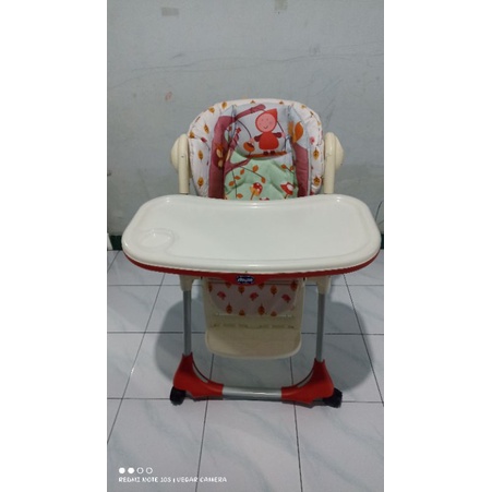 Chicco Polly 2in1 high chair /kursi makan bayi preloved