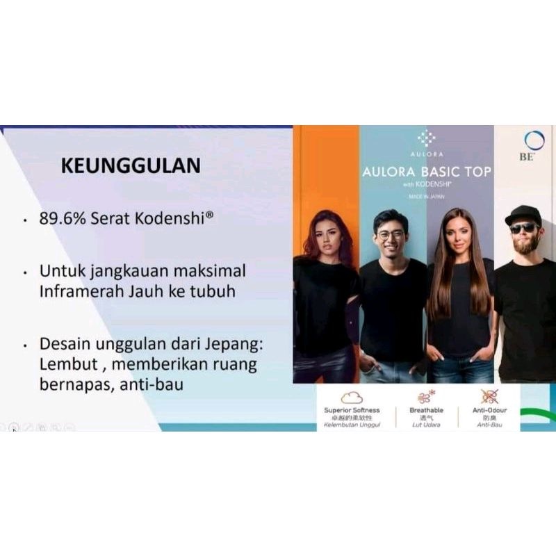 Aulora Basic Top Kaos Kesehatan