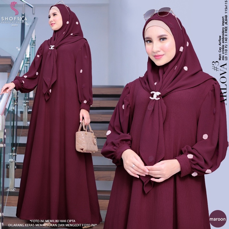 ARLOVA DRESS + JILBAB