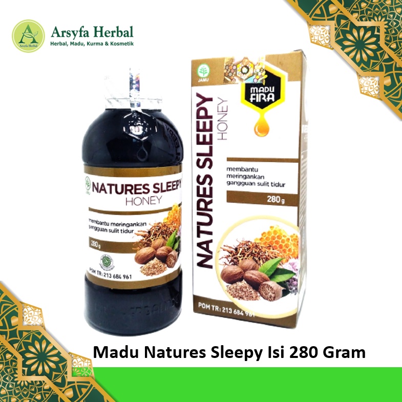 

Madu Natures Sleepy Isi 280 gram Obat Susah Tidur Insomnia Herbal Lelap Tidur Imsomnia Ngantuk Lebih Cepat Melancarkan Peredaran darah Mengurangi Stress dan meredakan ketegangan syaraf Menyegarkan Badan Memperbaiki Kualitas Tidur & Pola Tidur