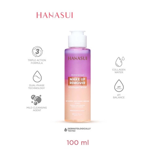 Hanasui Make Up Remover + Collagen Water