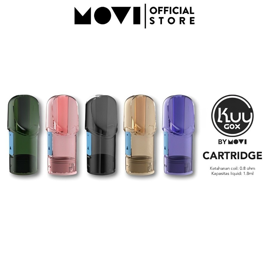 NEW &amp; AUTHENTIC CATRIDGE KUY GOX 0.8 AUTHENTIC BY MOVI