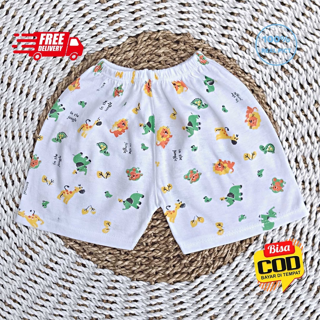 Celana Pendek Bayi Motif Newborn Merk SNI EXCELLENT 77