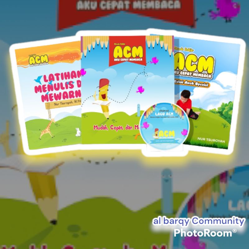Buku Cepat Belajar Membaca Latin untuk Anak TK-PAUD-SD-MI Metode ACM - Paket 3