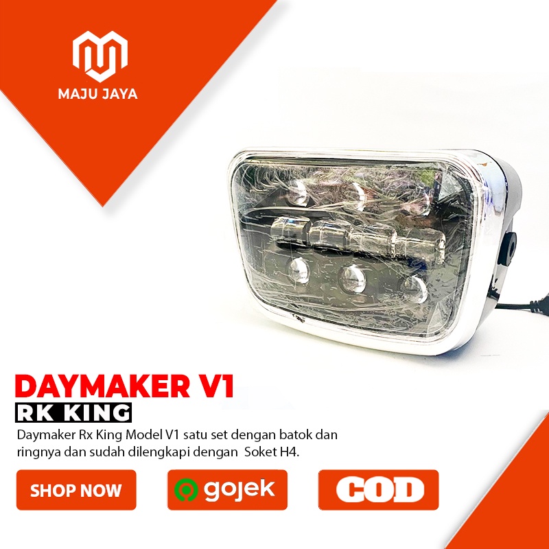 Lampu Depan Led Dayamaker Rx Special King New Oval 1 Set Import