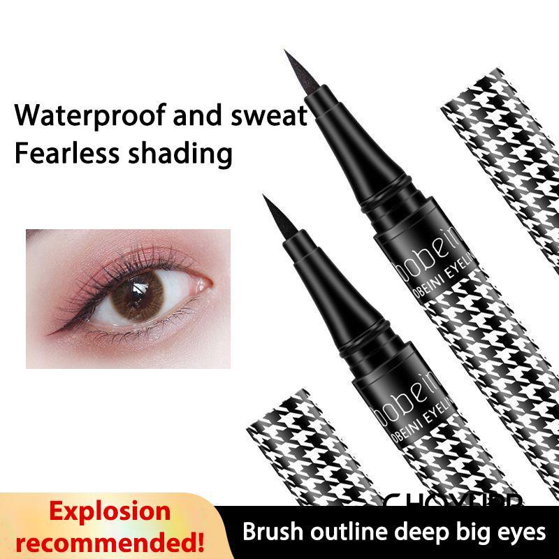 【COD】Eyeliner Waterproof  12Jam Tahan Lama Tahan Air Eye Liner Hitam&amp;Brown Eyeliner Pen Pencil Long Lasting Korean Import-CH