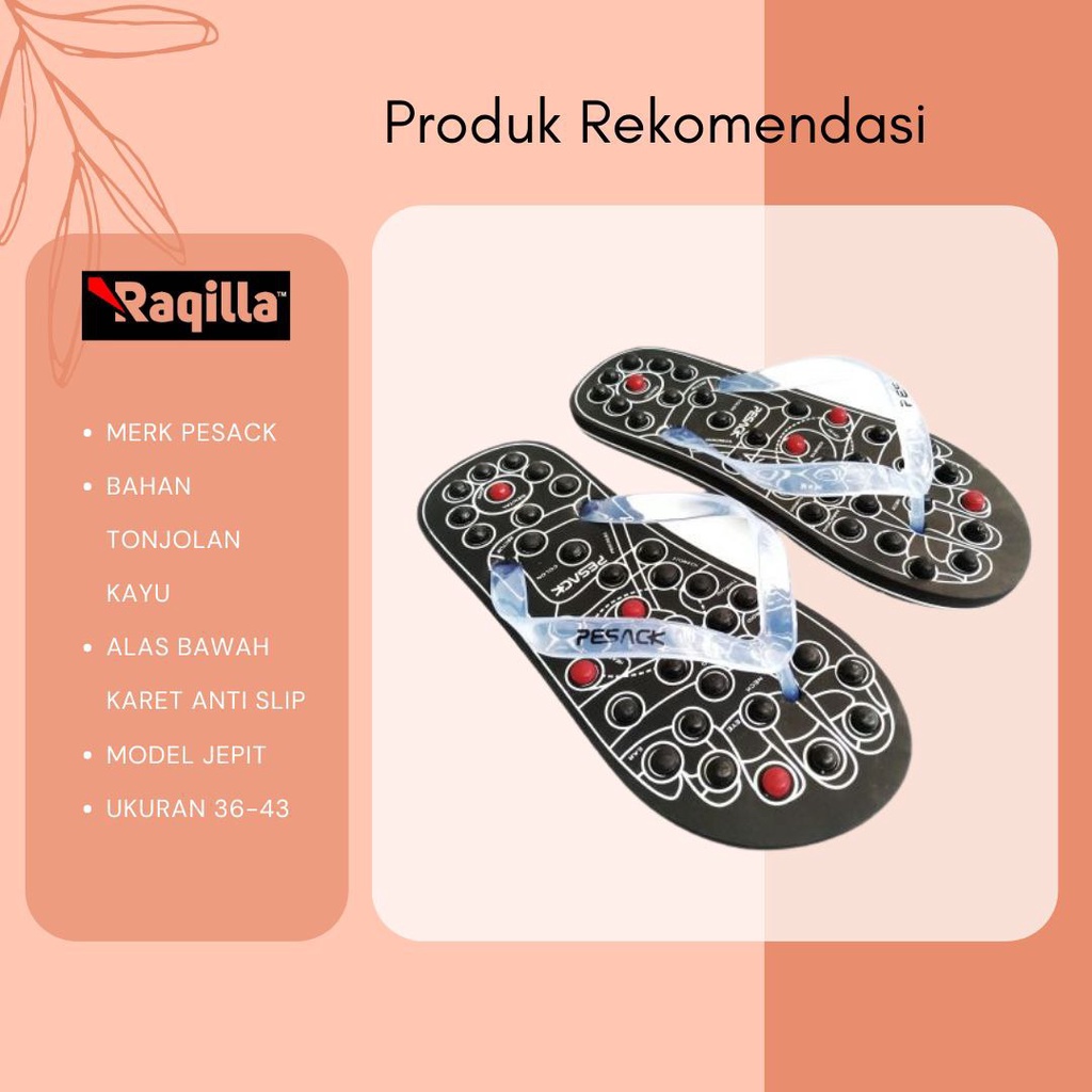 Sandal kesehatan Rematik sendal Refleksi Akupuntur grosir selipar refleksi termurah dan terlaris