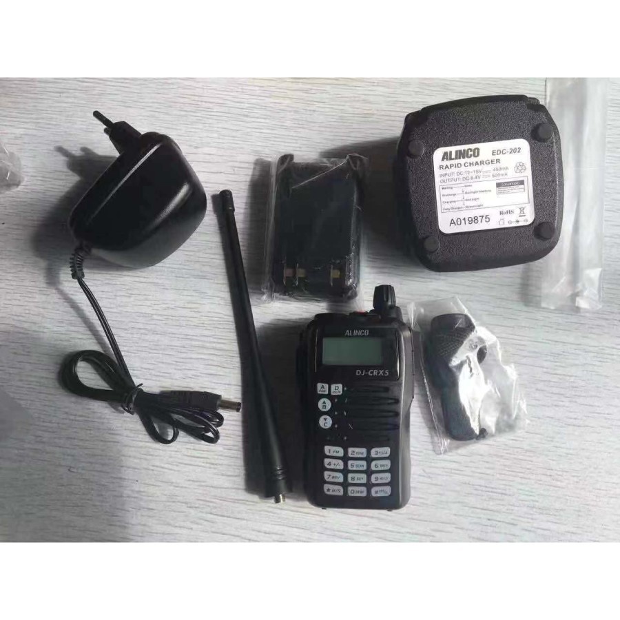 RADIO WALKIE TALKIE Handy Talky Alinco DJ-CRX5 dual band BS UHF VHF