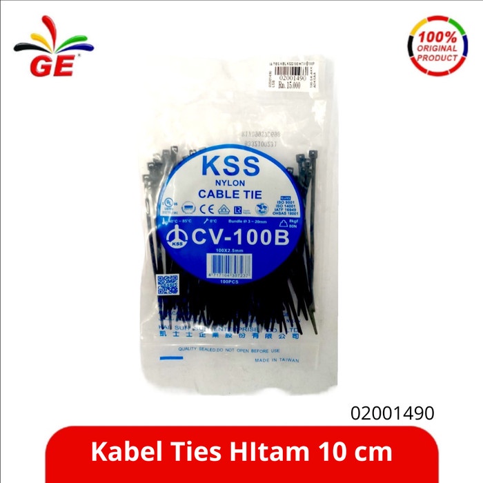 

GE - Kabel Ties HItam 10 cm 02001490