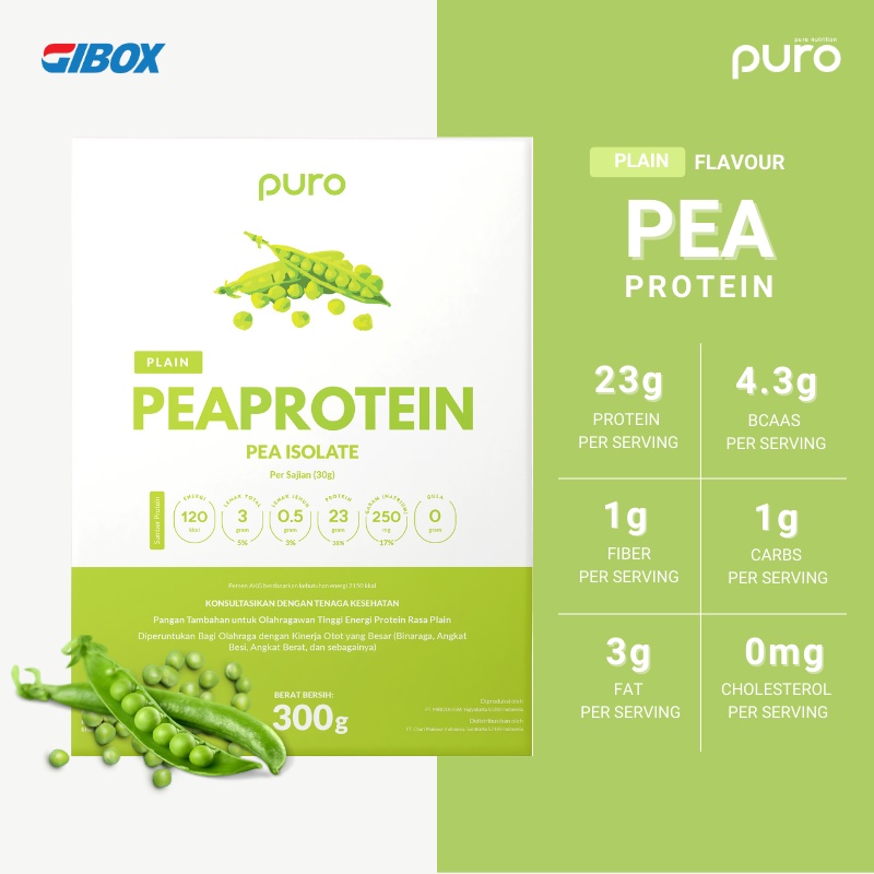 

PURO VEGA-PRO Pea Protein Isolate 300gr