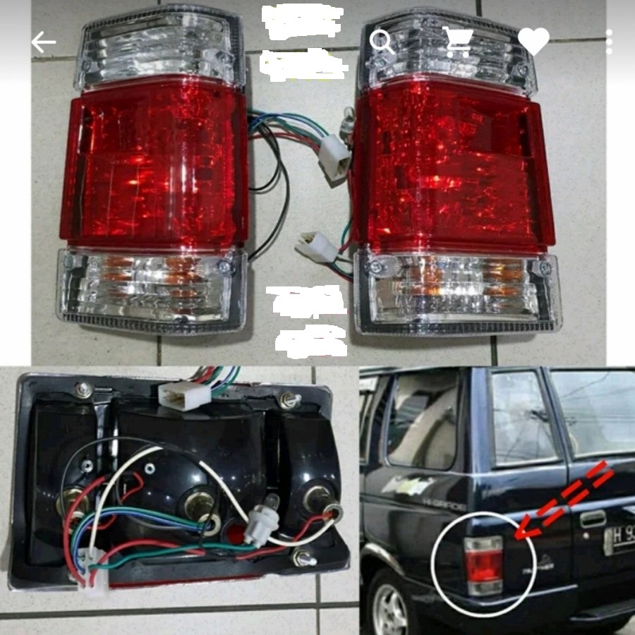 Lampu Rem Stoplamp Berhenti Belakang Mobil Brake Tail Stop Lamp Panther Light Flash RGB Led Car Moun