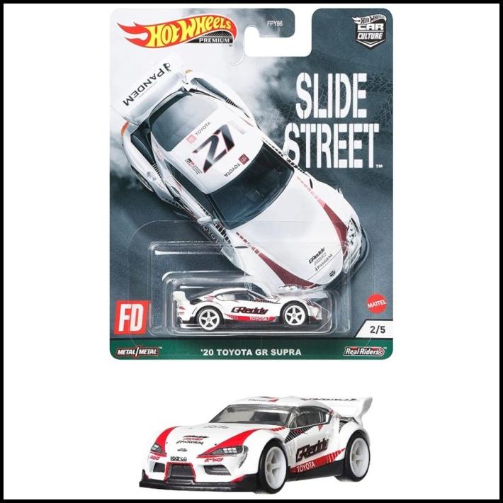 Toyota Gr Supra Pandem Greddy Hot Wheels Hotwheels Slide Street 20