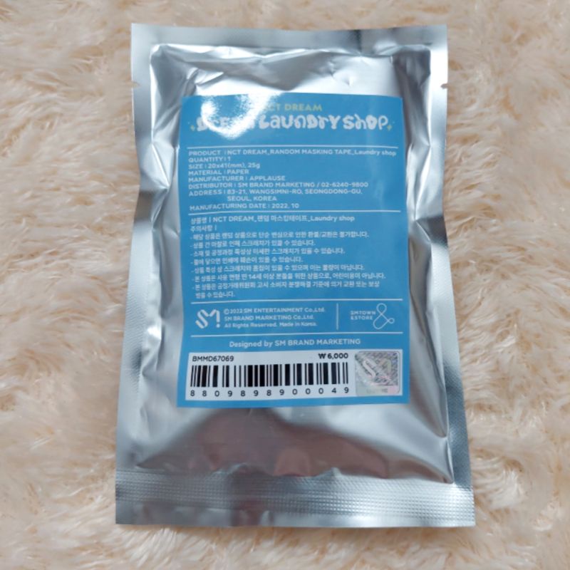 NCT DREAM LAUNDRY SHOP RANDOM MASKING TAPE JENO JAEMIN HAECHAN MARK JISUNG RENJUN CHENLE CIRCLE PHOT