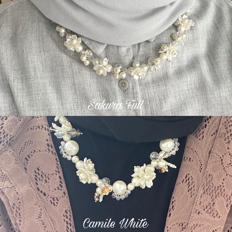 (FREE POUCH) | KALUNG CHOKER CRYSTAL BEADS / KALUNG KOREA/ KALUNG MUTIARA / KALUNG KRISTAL