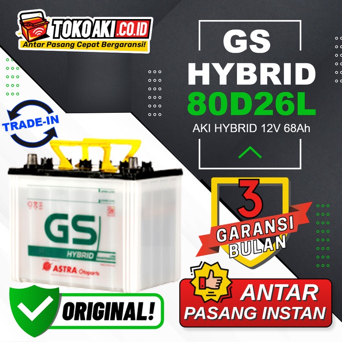 GS Astra Hybrid 80D26L - 68Ah