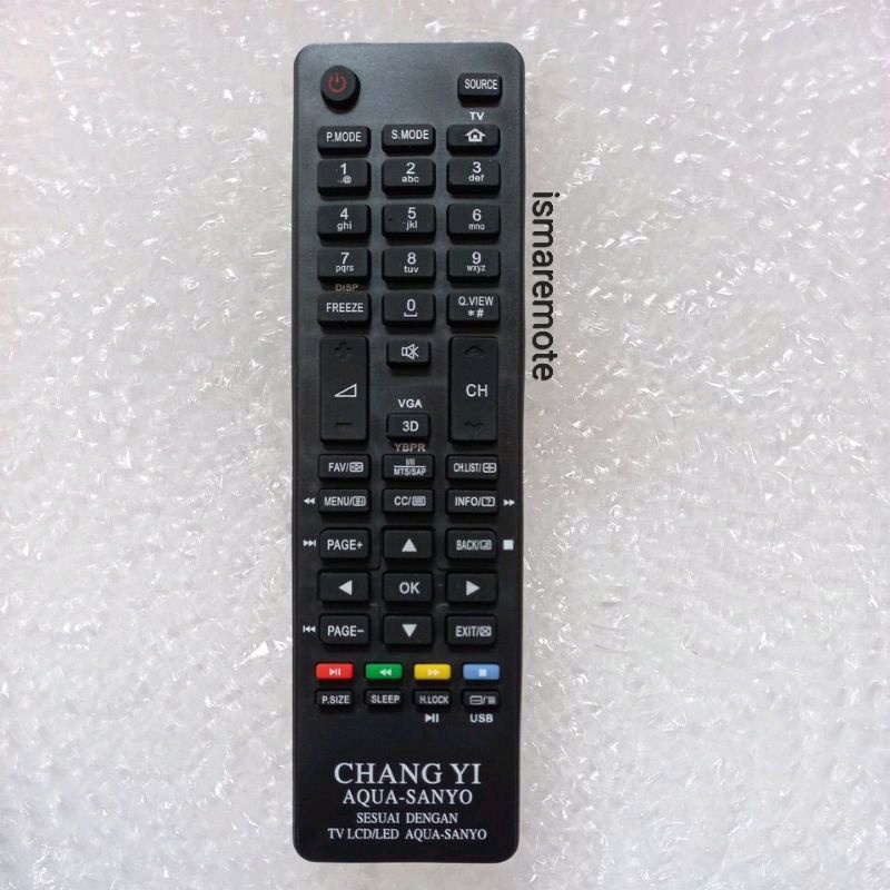 REMOTE REMOT TV AQUA SANYO LCD LED