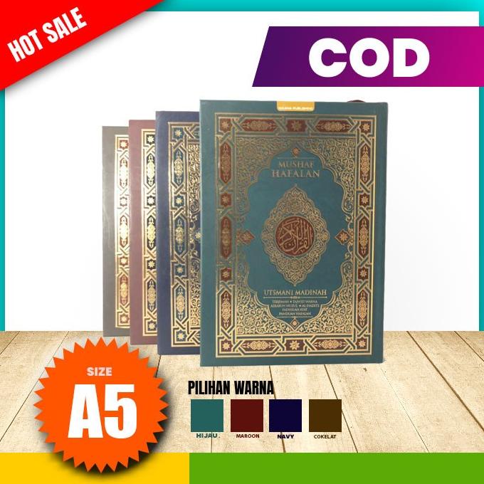 Al Quran Mushaf Hafalan Utsmani Madinah A5 HC - Terjemah dan Tajwid