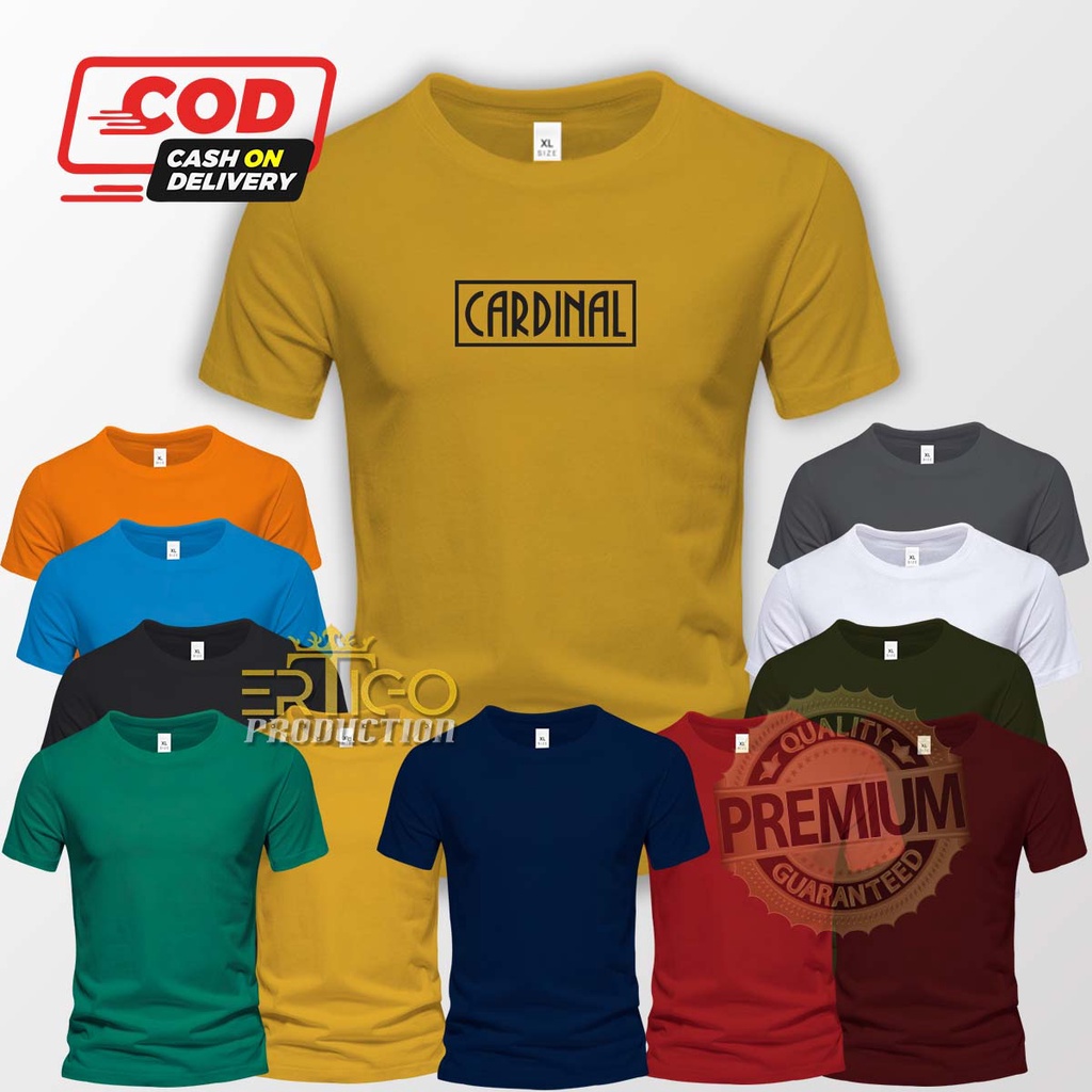 promo kaos cardinal formal blok hitam >COD< kaos disro pria dan wanita >istana fashion
