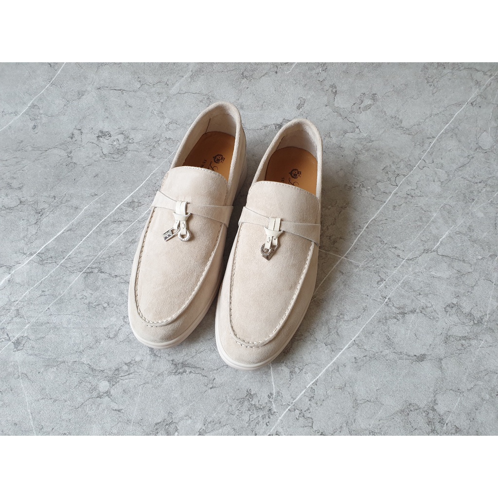 SEPATU WANITA BRANDED LORO PIANA BEIGE