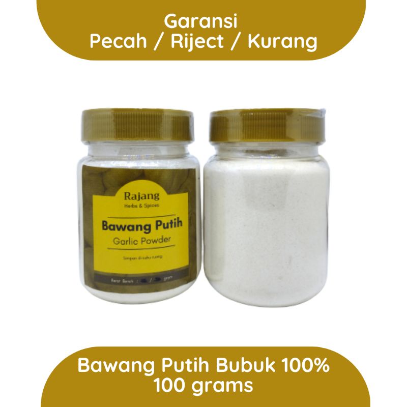 

Bawang Putih Bubuk 100 gr gram Garlic Powder - Rajang Herbs and Spices