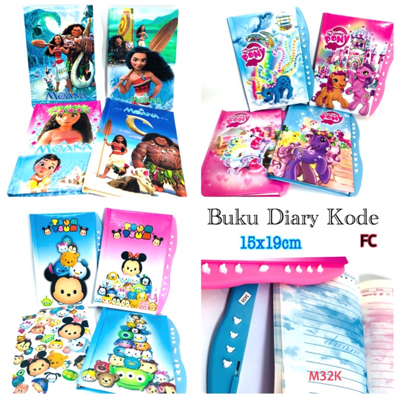 

Buku diary Kunci Buku Catatan Buku memo NoteBook kunci