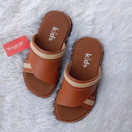 Sandal anak cowok model slop 02 usia 4 5 6 7 8 9 10 11 12