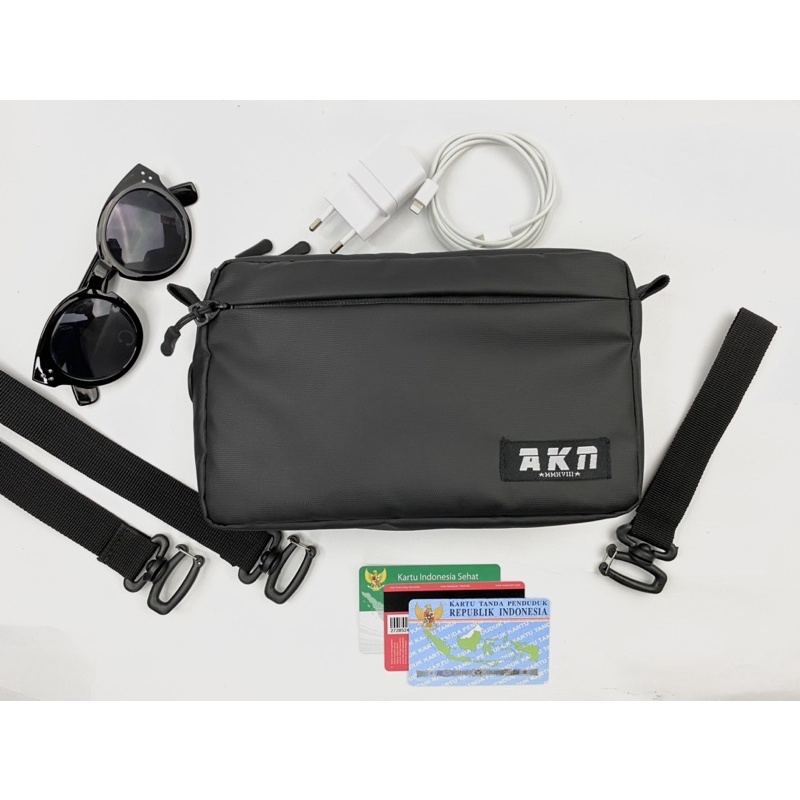 SLING BAG ELVIS WATERPROOF TAS SELEMPANG PRIA WANITA HANDBAG POUCH ORIGINAL AKN