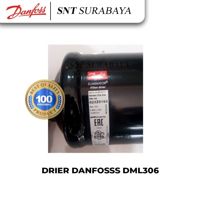Filter Drier Danfoss DML306 3/4 - Eliminator DML 306 023Z0193 - Drat