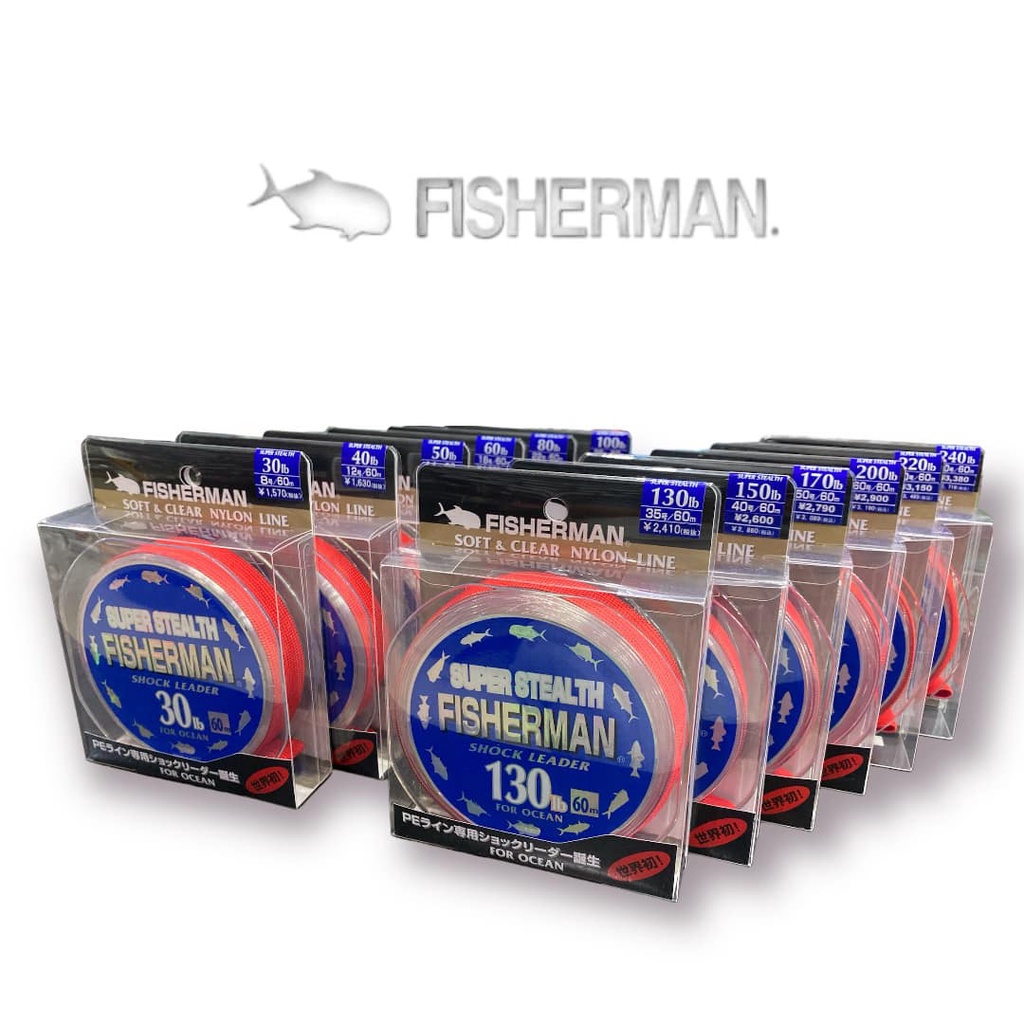 Fisherman Líder de choque de nailon Super Stealth 50 lb x 60 metros (0023) comprar a buen precio - entrega gratuita, reseñas reales con fotos