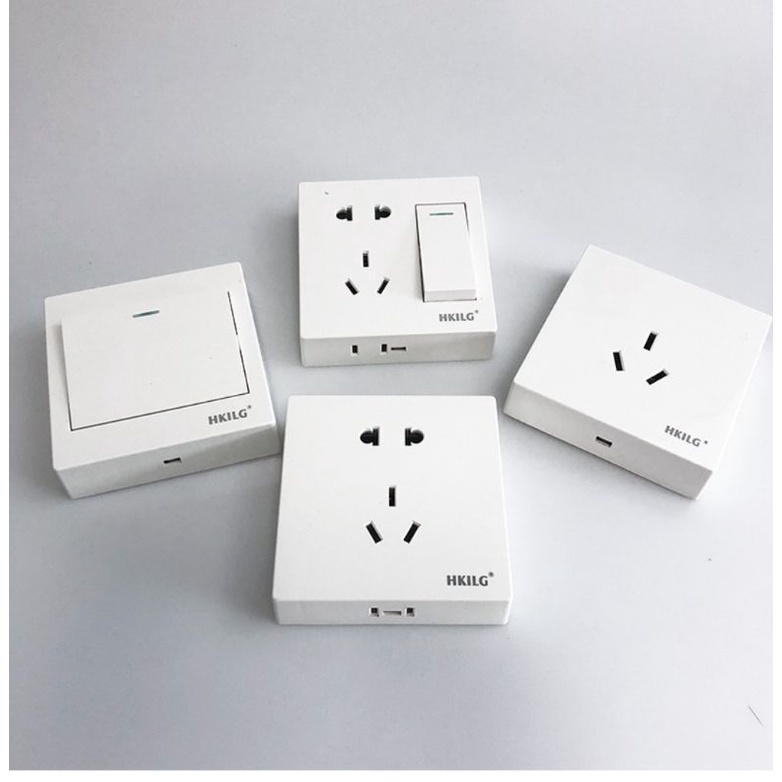 saklar lampu inbow luar bisa untuk rumah kayu/tembok 1 way