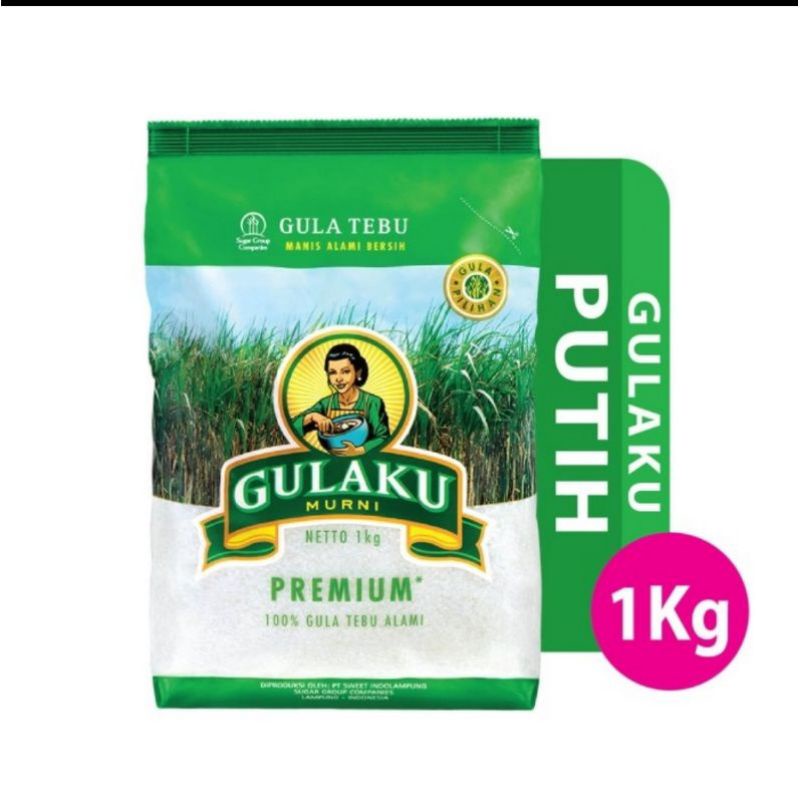 

GULAKU 1KG-GULAKU PREMIUM- GULA PASIR-GULA MURAH COD