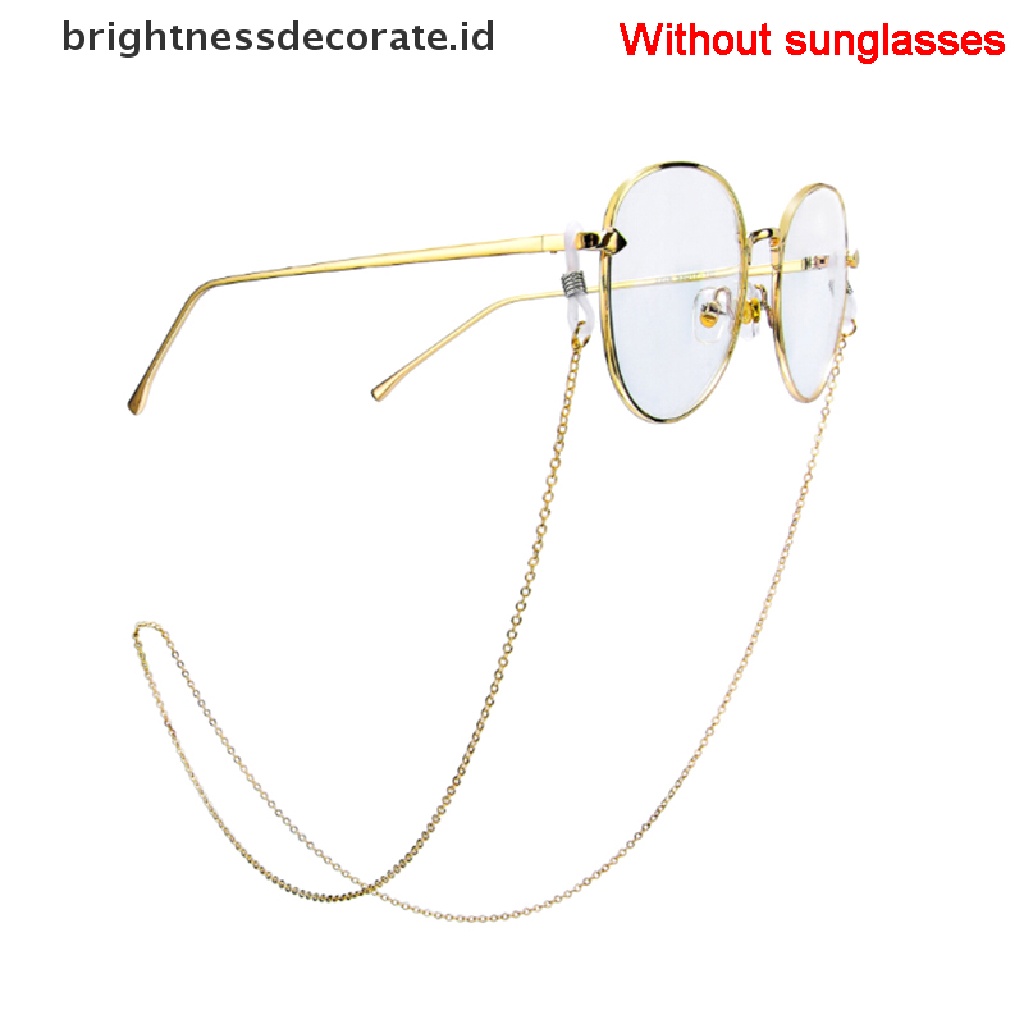 [Birth] Tali Rantai Kacamata Emas Spectacle Eyeglasses Sunglasses Cord Holder Fashion [ID]