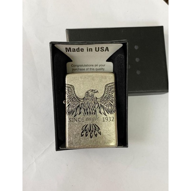 Zippo Since Eagle 1932 silver