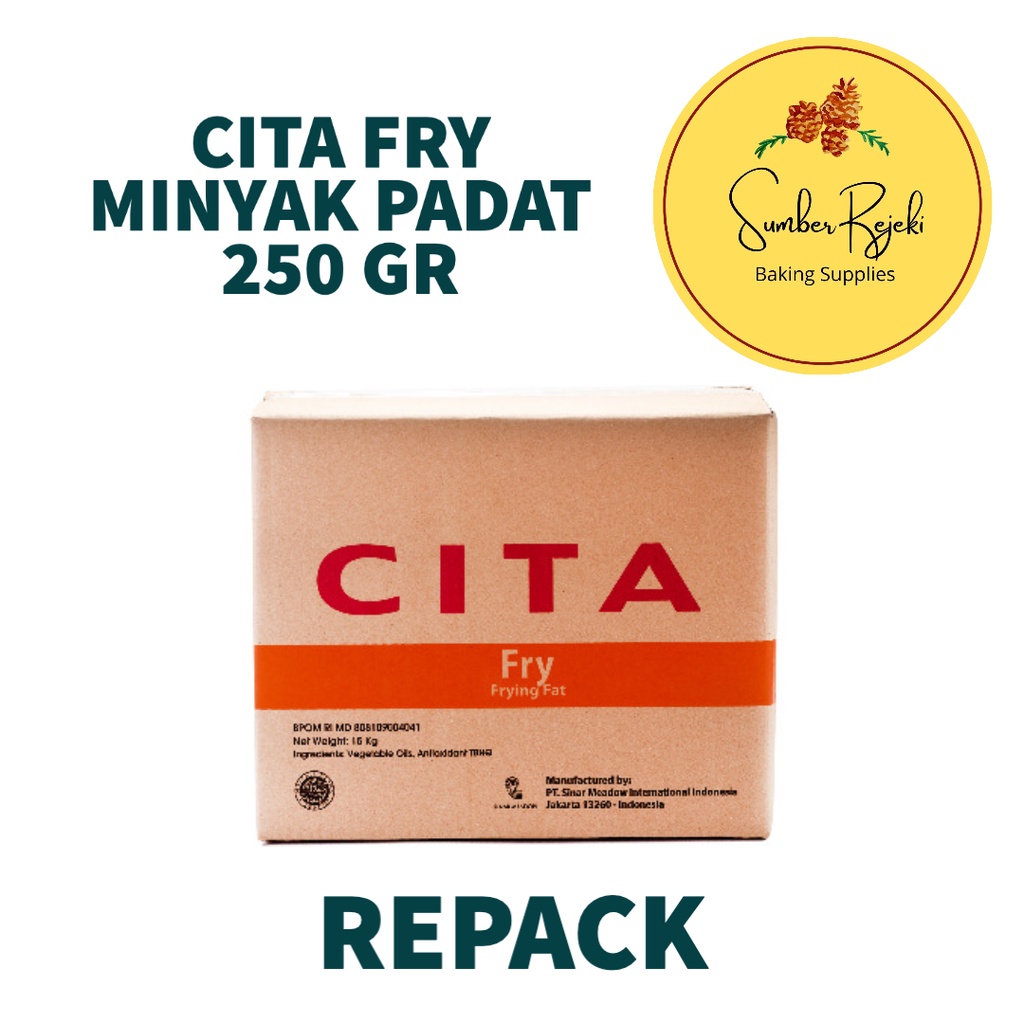 

Cita Fry Minyak Padat Minyak Goreng Padat Untuk Menggoreng Ayam dan Donat 250 Gr / 250gr