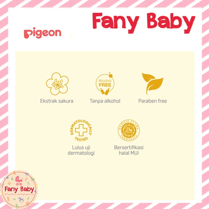 PIGEON BABY WIPES WITH SAKURA EXTRACT 50 WIPES