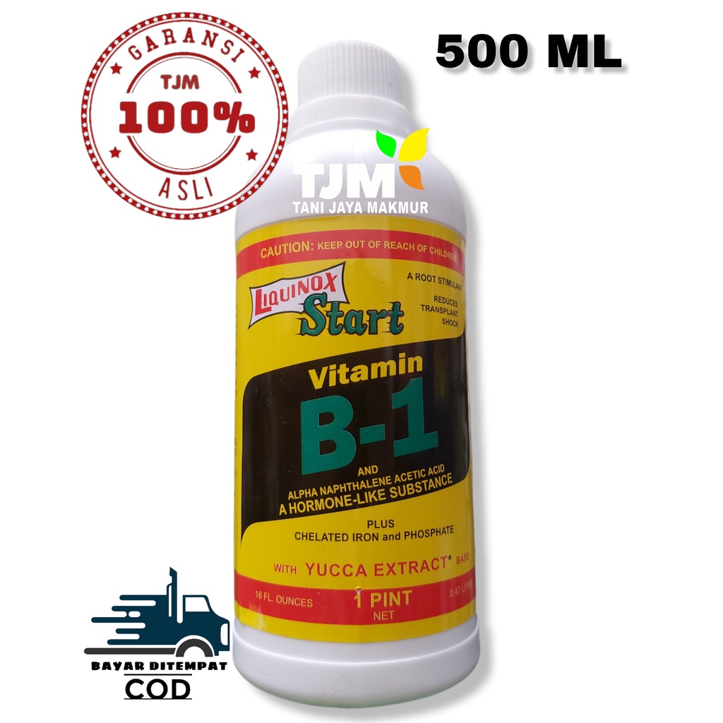 VITAMIN B-1 470 ML/vitamin b1/liquinox start vitamin b1/hormon vitamin b1/vitamin b1 untuk aglonema/