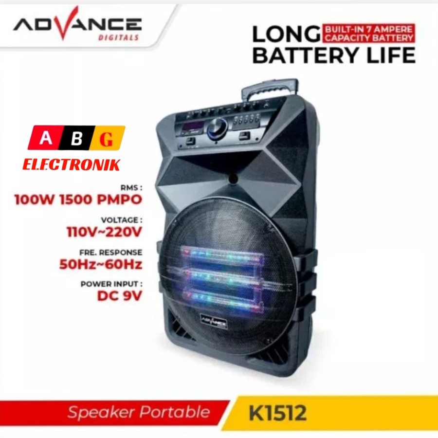 SPEAKER ADVANCE K1512 NEW PRODUK!!!