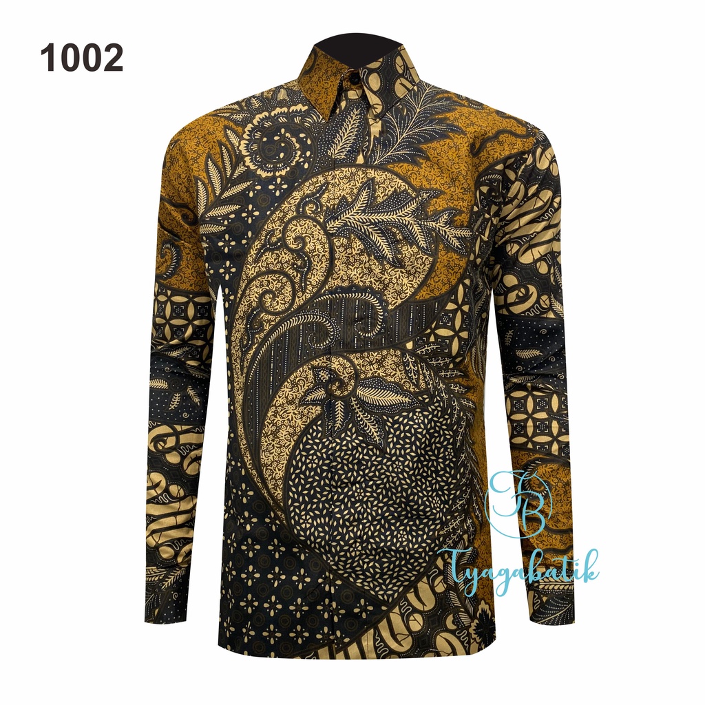 Kemeja Batik Pria Lapis Furing Premium 1002 Tyaga Batik