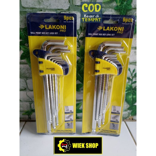 Kunci Set L BallPoint Lakoni Pro / Jetjo Tools