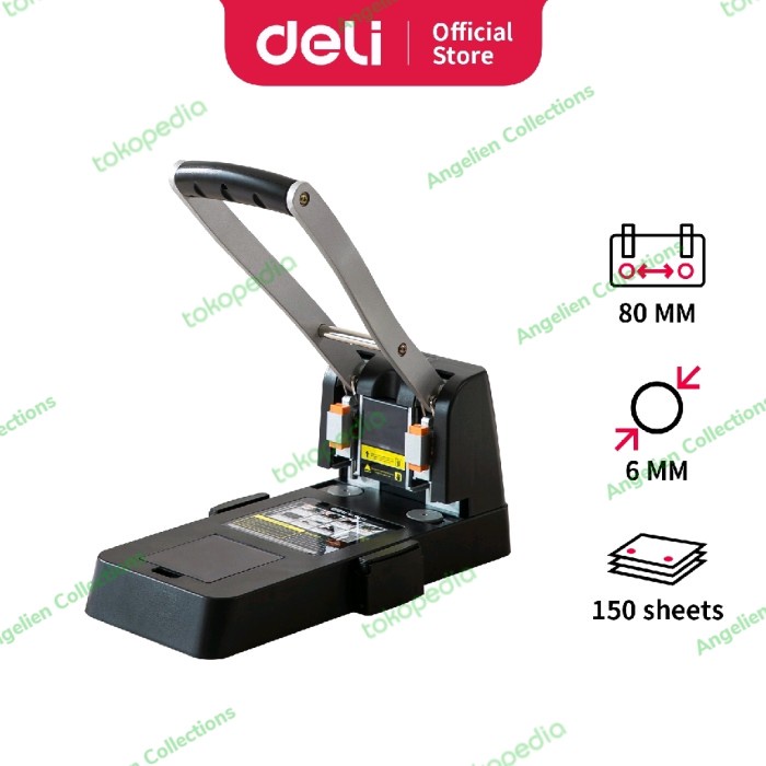 

Mew Deli E0150 Pembolong Kertas Heavy Duty Punch 150 Lembar
