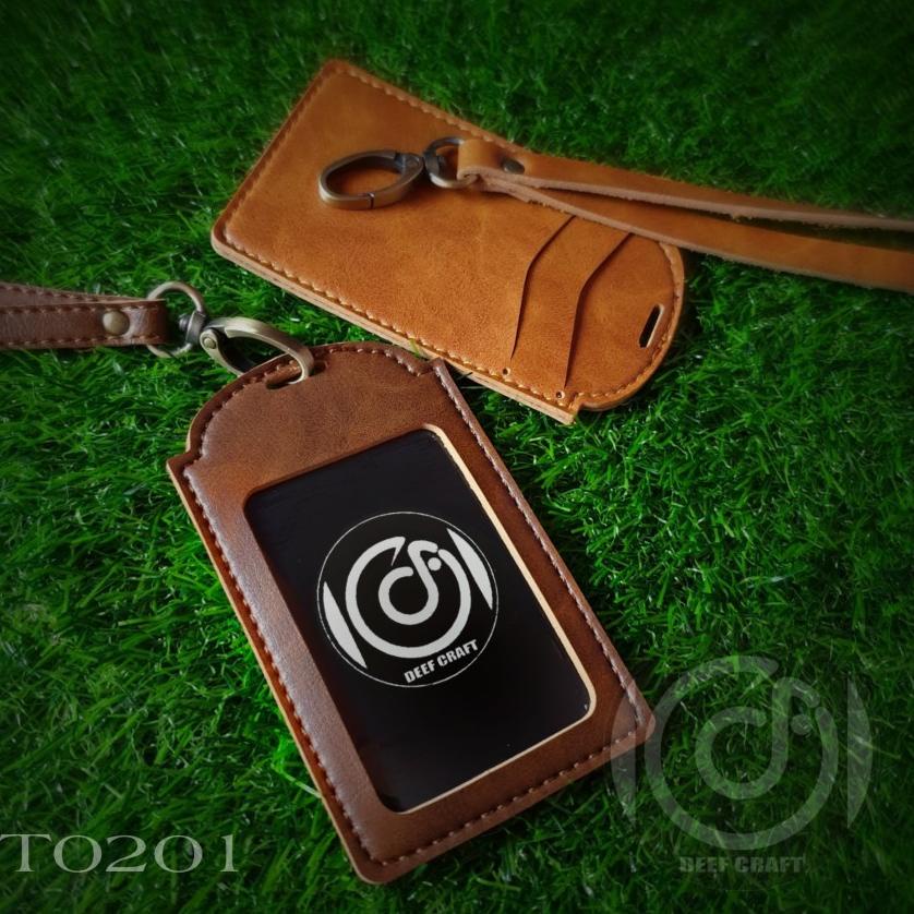 

Serbu Puas Id card holder / name tag kulit / ID Card holder Kulit [ST0201]