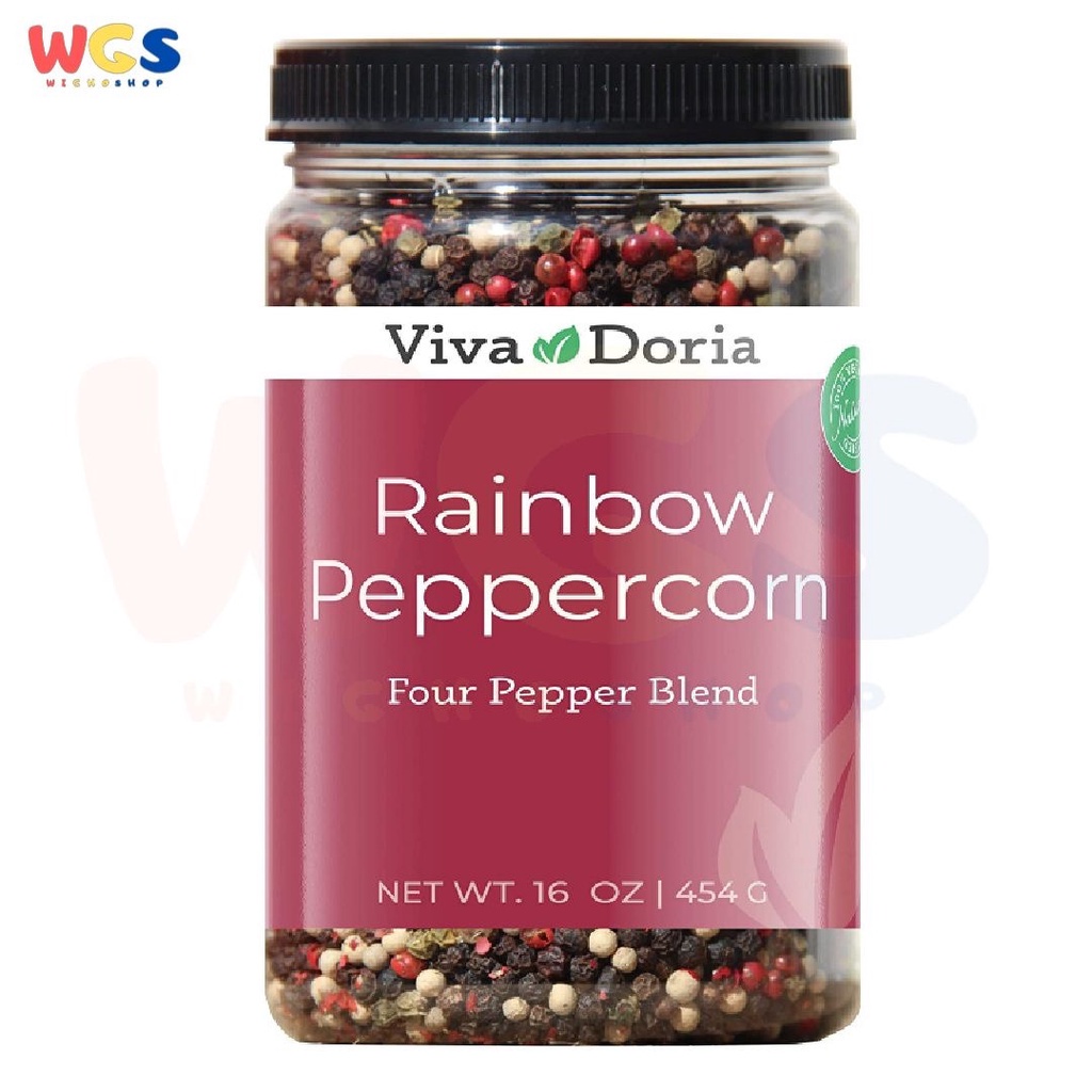 Viva Doria Rainbow Peppercorn Four Pepper Blend 16oz 454g