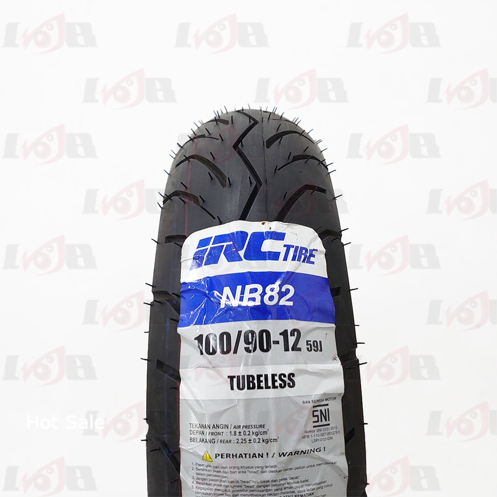 IRC NR82 83 Ring 12 90/100/110 Ban Tubeless Vespa Matic Depan Belakang