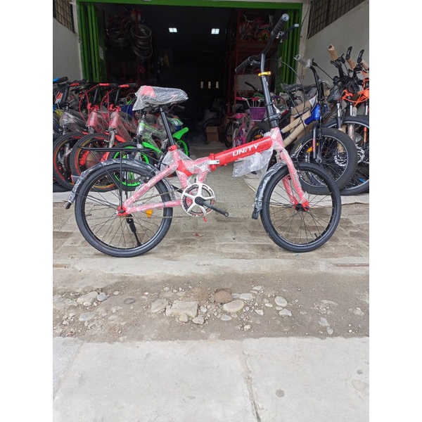 sepeda lipat unity thunder 20 inc