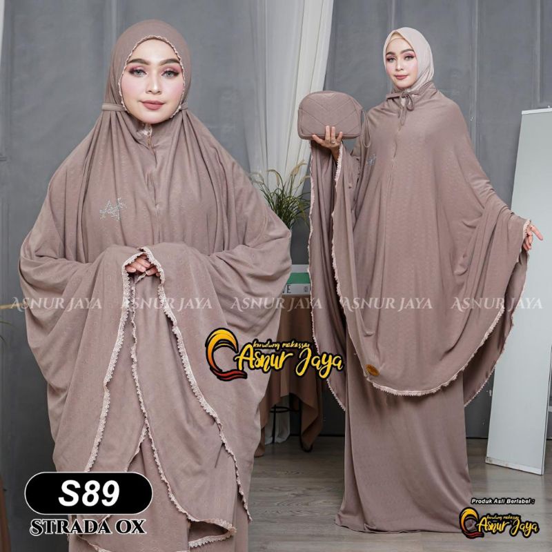 ASNUR JAYA ORIGINAL/MUKENAH/JERSEY STRADA/S89