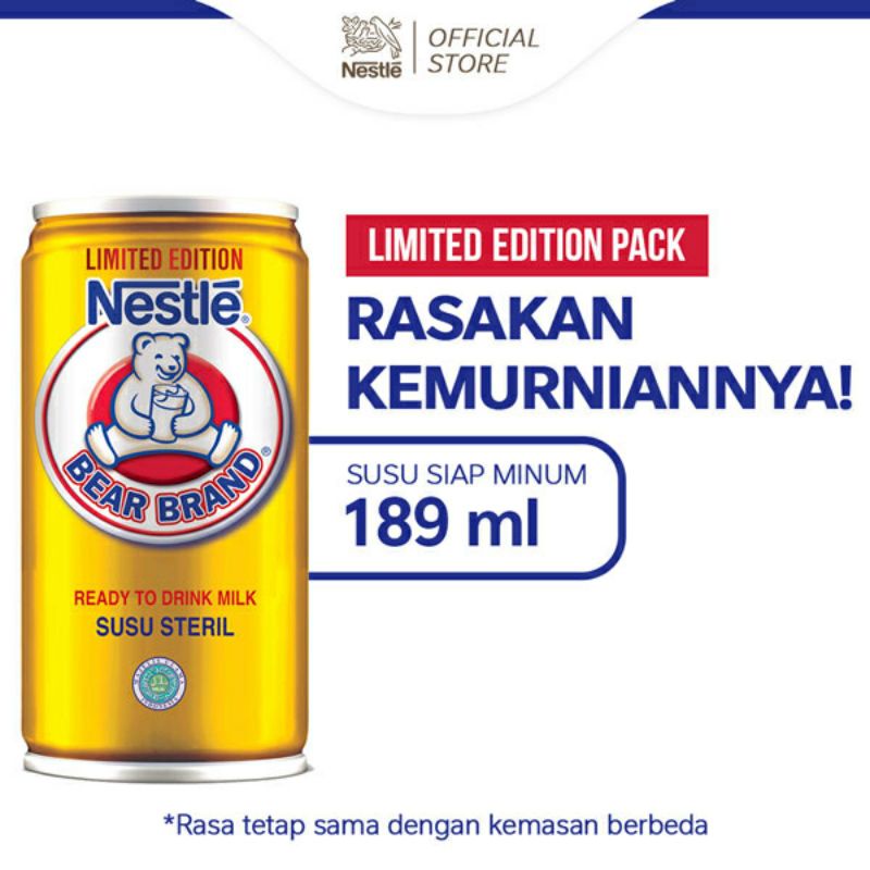 NESTLE BEAR BRAND SUSU STERIL 189ML