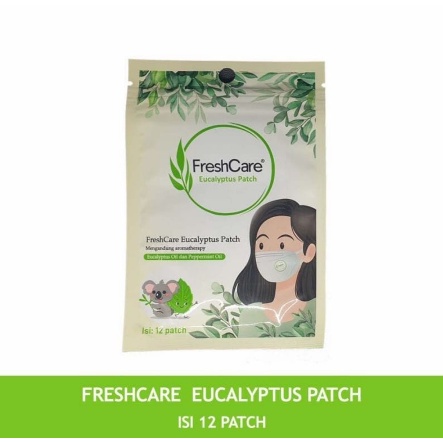 Freshcare Eucalyptus Patch isi 12 Patch Fresh Care Aromatherapy Masker