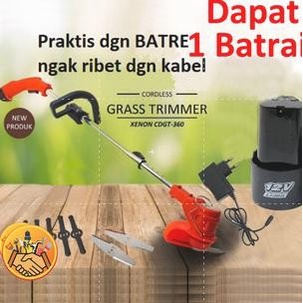 ><><><] XENON CDGT720 MESIN POTONG RUMPUT BATERAI GRASS TRIMMER CORDLESS 20V