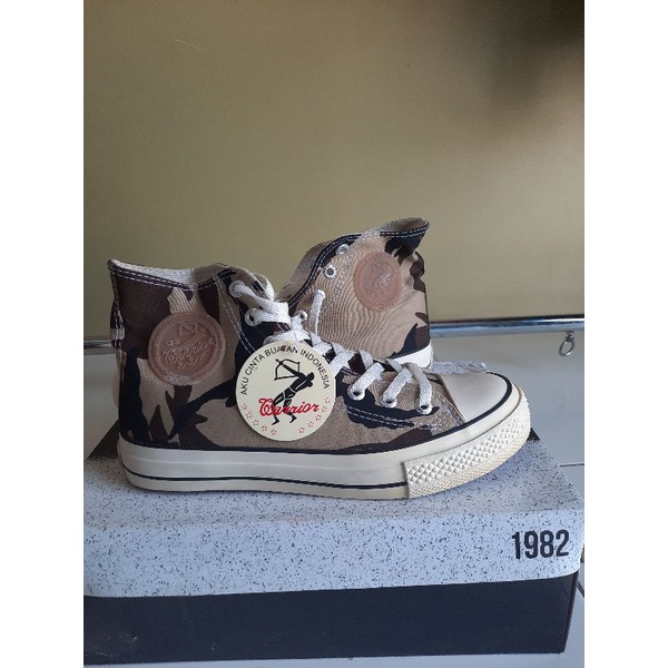 sepatu original warior army brown