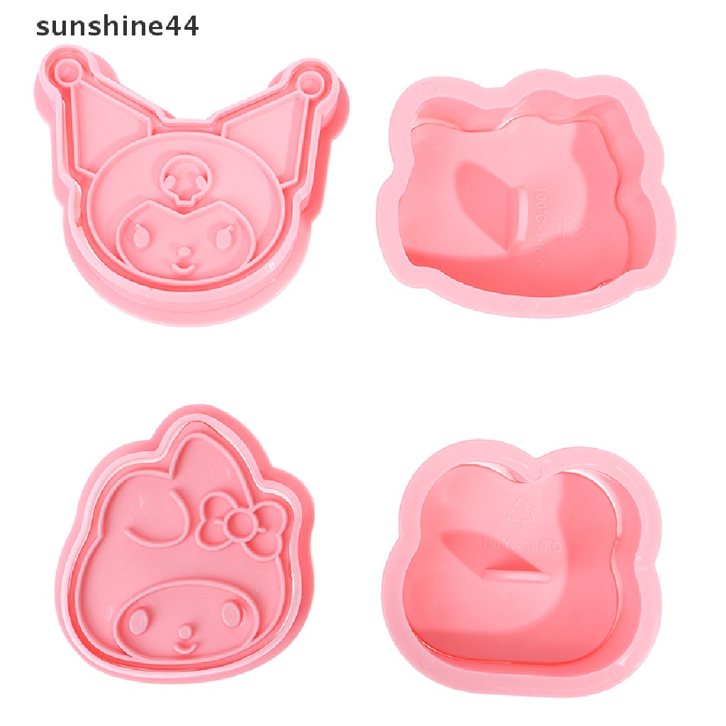 Sunshine 8pcs 3D Kartun Biskuit Cetakan Cookie Cutter Set Cookie Mold Baking Aksesoris.